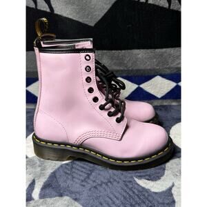 Dr. Martens 1460 Boot Lovely Pale Pink Doc Patent Women’s US 6 UK 4 EU 37 Cute